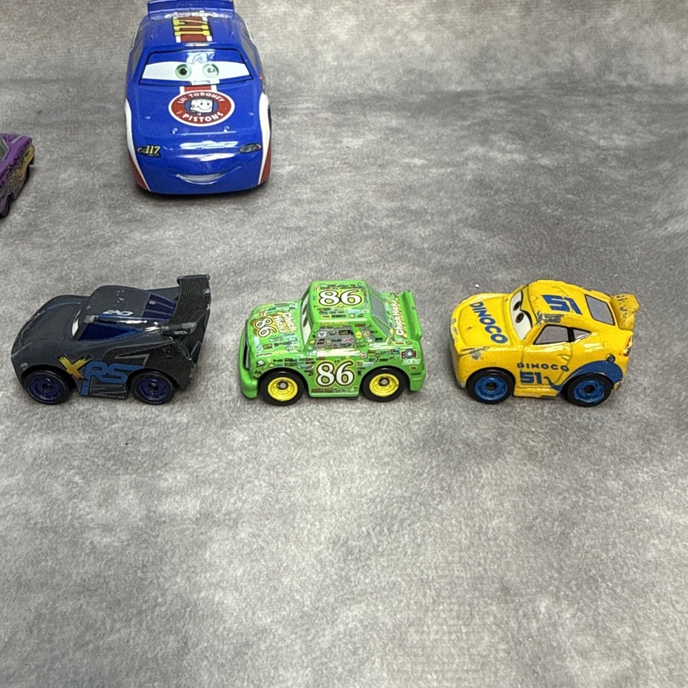 Disney Pixar Cars Mini Racers Lot Mater Ramone Cruz XRSJackson Hicks Lil Torquey - Picture 7 of 12